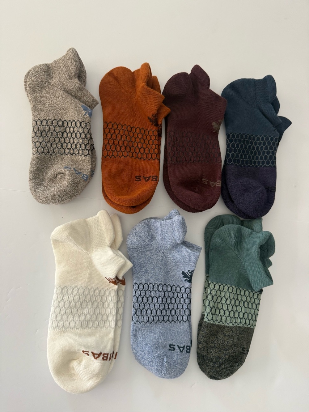 Bombas ankle socks 7 pair